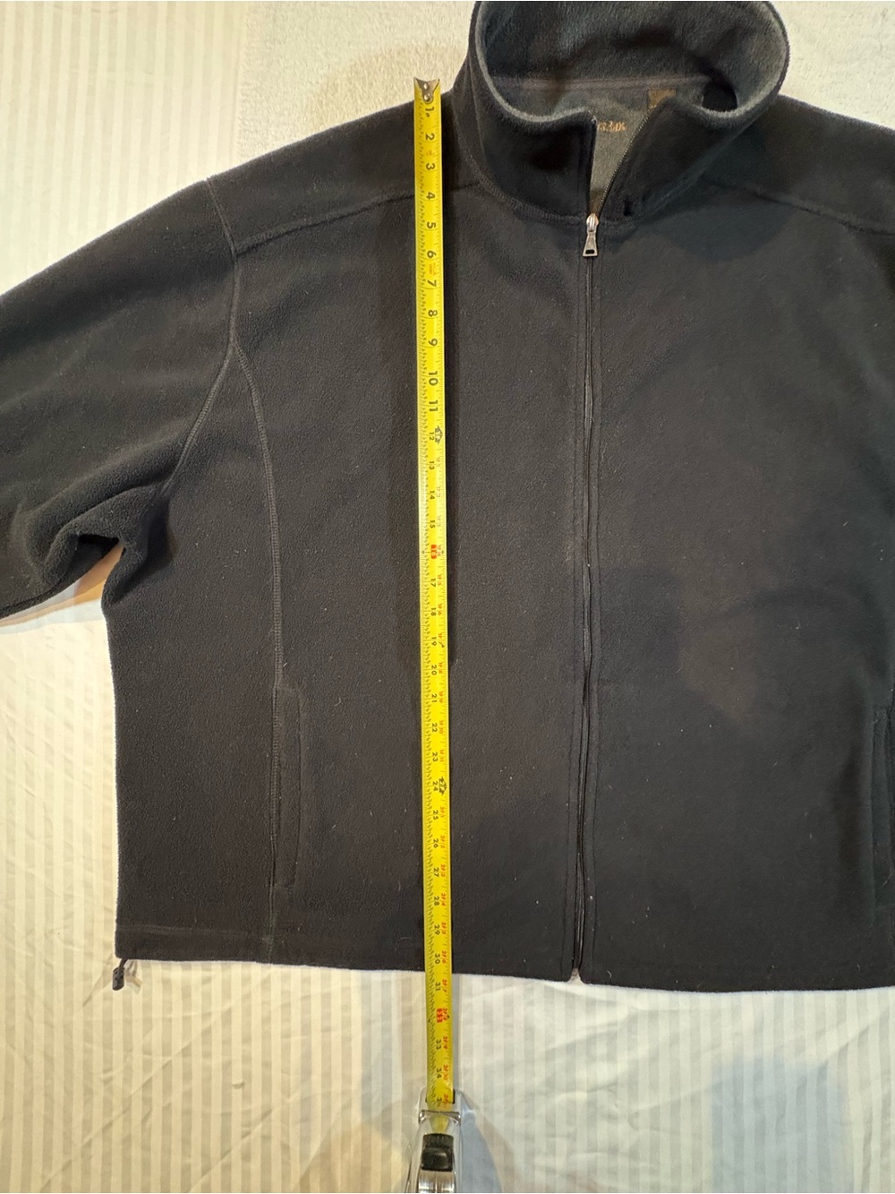 St. John's Bay Black Lightweight Full-Zip Jacket